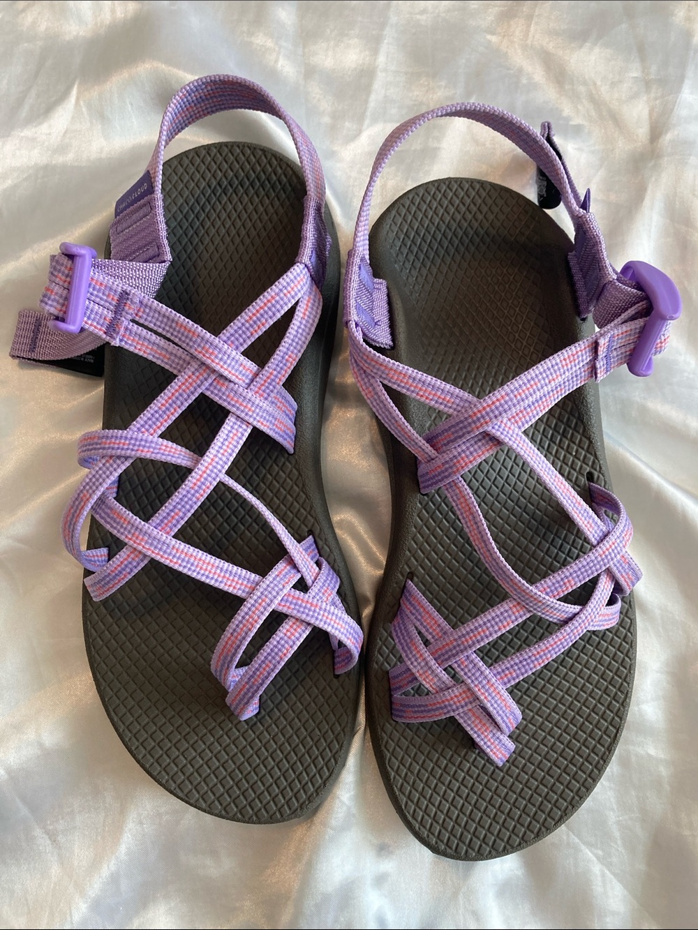 Chaco Lavender and Pink Strappy Women's Sandals
